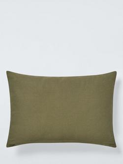 John Lewis Harmony Cushion, Green - view 2, Green