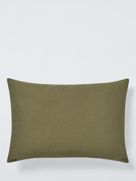 John Lewis Harmony Cushion, Green - view 2, Green