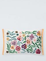 John Lewis x Anine Cecilie Iversen Pansy Cushion, Multi