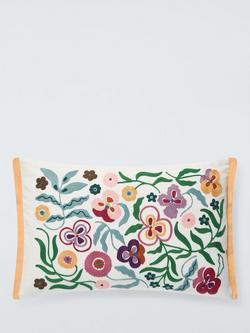 John Lewis x Anine Cecilie Iversen Pansy Cushion, Multi, Multi