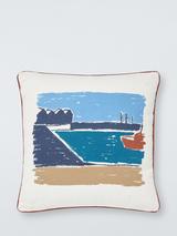 John Lewis Whitstable Indoor/Outdoor Cushion, Multi