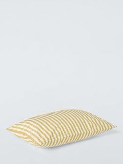 John Lewis Thin Stripe Indoor/Outdoor Cushion - view 2, Yellow
