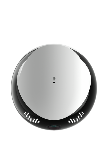 Enabot EBO Air 2 Pet Companion Robot with 2K HD Camera, White - view 2, White Multi White