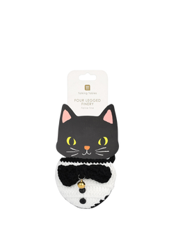 Talking Tables Cat Bow Tie Bandana, Black Multi Black, Black Multi Black