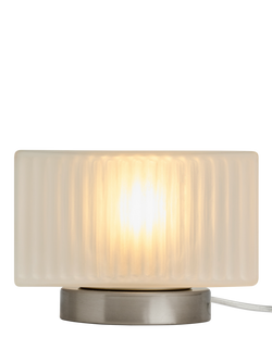 MADE Alma Glass Table Lamp, Frosted White