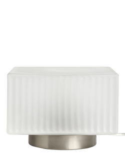 MADE Alma Glass Table Lamp - view 2, Frosted White