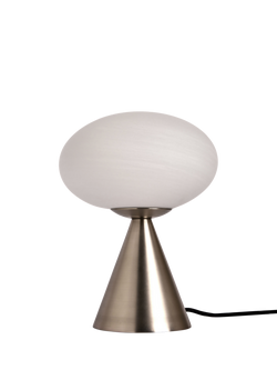 MADE Caleb Glass Orb Table Lamp, Silver - view 2, Silver