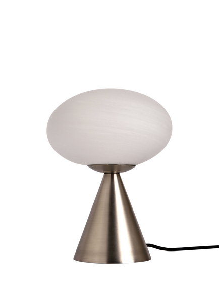 MADE Caleb Glass Orb Table Lamp, Silver - view 2, Silver