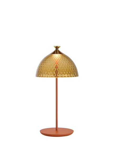 Kartell Pumo Rechargeable Portable Table Lamp, Orange