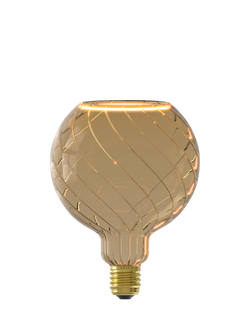 Calex Aura Lagos 6W E27 LED Dimmable Globe Bulb, Grey Smoke, Grey Smoke