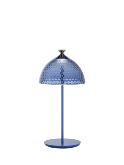 Kartell Pumo Rechargeable Portable Table Lamp, Light Blue