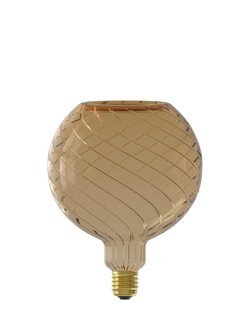 Calex Aura Avero 6W E27 LED Dimmable Globe Bulb, Grey Smoke - view 2, Grey Smoke