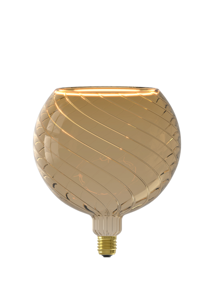 Calex Aura Tavira 6W E27 LED Dimmable Globe Bulb, Grey Smoke, Grey Smoke