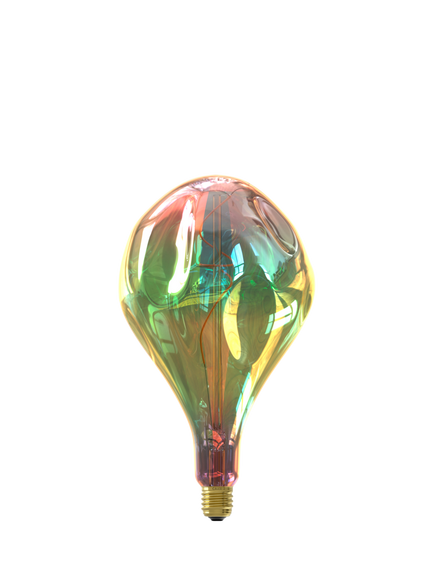 Calex Evo 4W E27 LED Dimmable Rainbow Bulb, Multi, Multi Multi