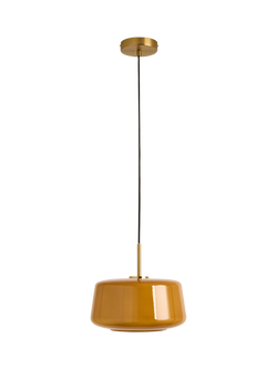 MADE Camilo Glass Pendant Ceiling Light - view 2, Amber