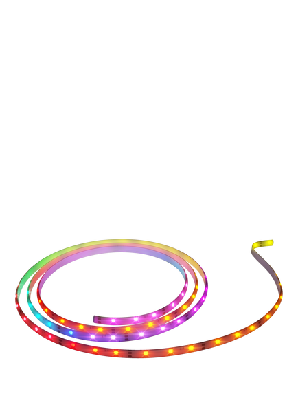 Calex Vista Edge Multi-Colour RGBIC & Tunable White LED Light Strip, 2m, Multi Multi