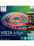 Calex Vista Edge Multi-Colour RGBIC & Tunable White LED Light Strip, 5m