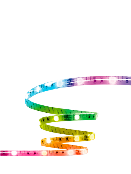 Calex Smart Multi-Colour RGBIC LED Strip Light, 2m, Multi Multi