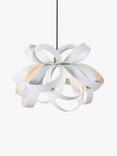 Tom Raffield Cove Skipper Pendant Ceiling Light, Chalk White