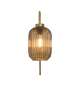 MADE Briz Textured Glass Wall Light, Amber