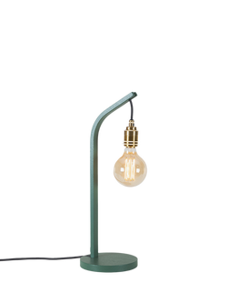 Tom Raffield Cove Mooring Table Lamp, Sea Glass Green