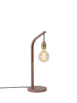 Tom Raffield Cove Mooring Table Lamp, Shell Pink