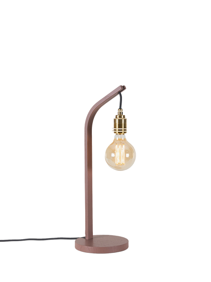 Tom Raffield Cove Mooring Table Lamp, Shell Pink