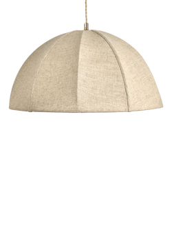 MADE Benny Easy Fit Linen Ceiling Shade, White Ivory - view 2, White Ivory