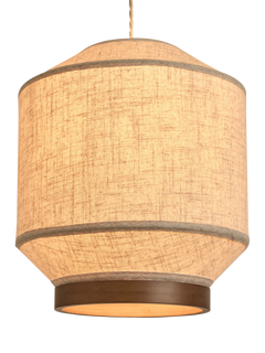 MADE Layla Easy-Fit Lampshade, Cream/Natural