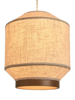 MADE Layla Easy-Fit Lampshade, Cream/Natural, White White