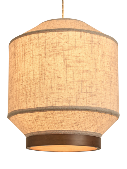 MADE Layla Easy-Fit Lampshade, Cream/Natural, White White