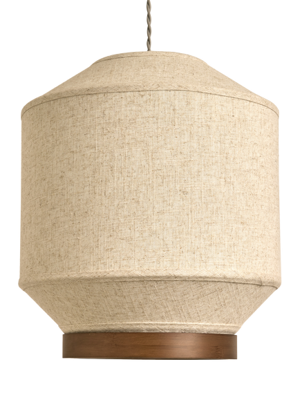 MADE Layla Easy-Fit Lampshade, Cream/Natural - view 2, White White