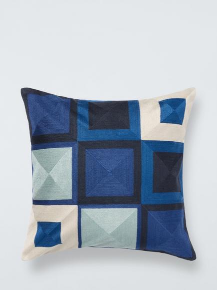 John Lewis Asta Cushion, Dark Night Sky