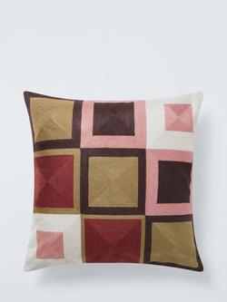 John Lewis Asta Cushion, Rose