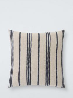 John Lewis Azzaro Raya Stripe Cushion, Natural, Natural