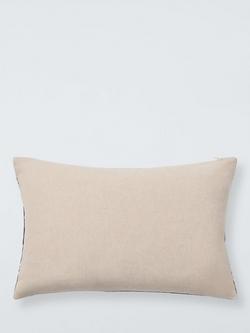 John Lewis Pacarro Cushion, Indigo - view 2, Indigo