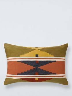 John Lewis Paso Cushion, Bronze Green, Bronze Green