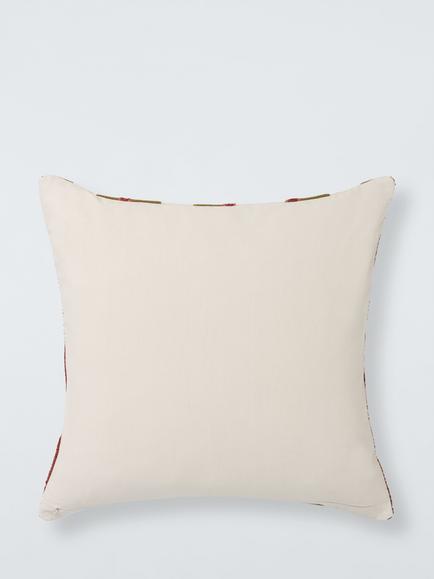 John Lewis Paz Cushion - view 2, Bronze Green
