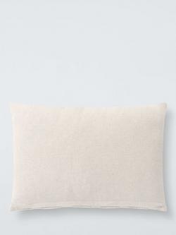 John Lewis Rib and Loop Cushion, Natural - view 2, Natural