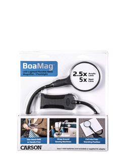 Carson BoaMag 2.5x LED Magnifier - view 2, Black