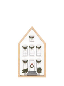 Rico Design Christmas House Embroidery Kit, Mukti