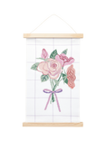 Rico Design Roses Tapestry Wall Hanging Kit