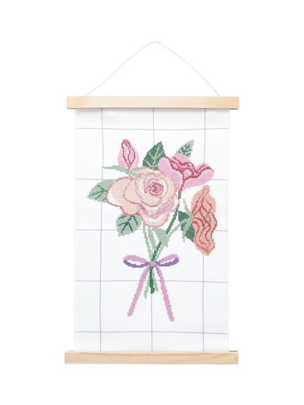 Rico Design Roses Tapestry Wall Hanging Kit, Multi