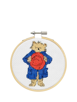 The Crafty Kit Company Paddington Hello Mini Cross Stitch Kit, Blue