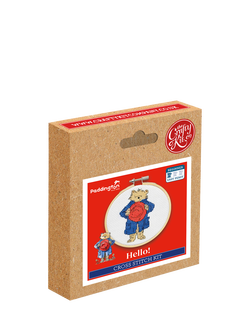 The Crafty Kit Company Paddington Hello Mini Cross Stitch Kit - view 2, Blue