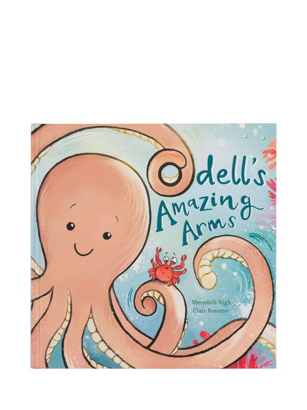 Jellycat Odell's Amazing Arms Children's Book, Multi