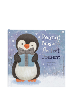 Jellycat Peanut Penguin's Perfect Present Children's Book, Multi