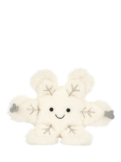 Jellycat Amuseables Snowflake Soft Toy - view 2, White