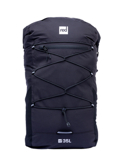 Red Lightweight Waterproof Backpack, 35L, Black