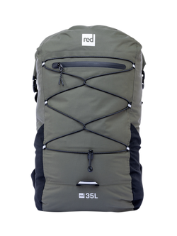 Red Lightweight Waterproof Backpack, 35L, Green Olive